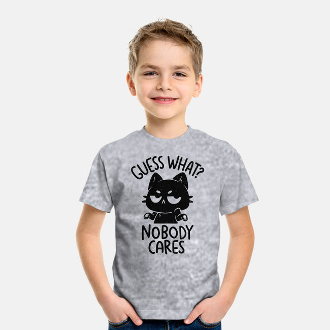 Guess What Nobody Cares-Youth-Basic-Tee-koalastudio