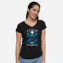 I'm Cryptid-Womens-V-Neck-Tee-Vallina84