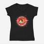 Music Is My Life-Womens-V-Neck-Tee-Freecheese