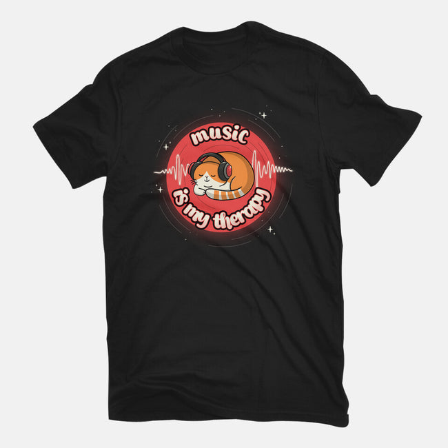 Music Is My Life-Mens-Basic-Tee-Freecheese