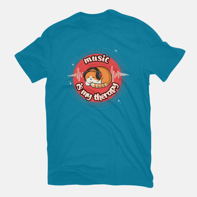 Music Is My Life-Mens-Basic-Tee-Freecheese