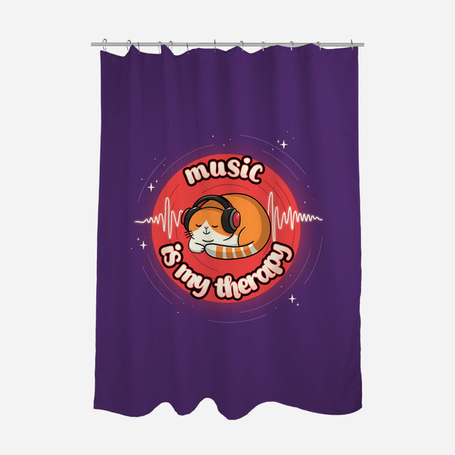 Music Is My Life-None-Polyester-Shower Curtain-Freecheese