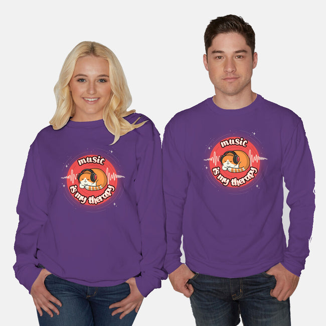 Music Is My Life-Unisex-Crew Neck-Sweatshirt-Freecheese