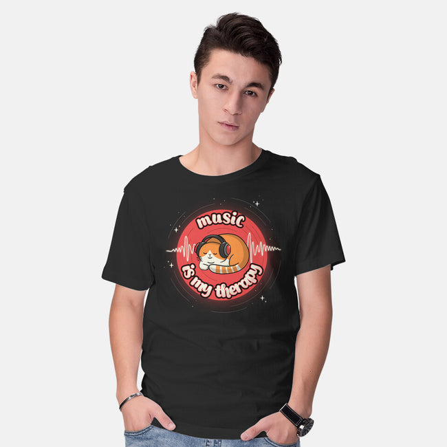 Music Is My Life-Mens-Basic-Tee-Freecheese