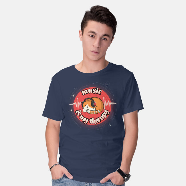 Music Is My Life-Mens-Basic-Tee-Freecheese