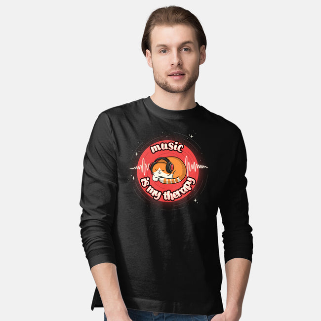 Music Is My Life-Mens-Long Sleeved-Tee-Freecheese