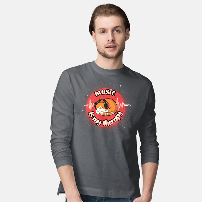 Music Is My Life-Mens-Long Sleeved-Tee-Freecheese