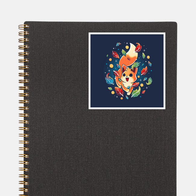 Funny Fox-None-Glossy-Sticker-Vallina84