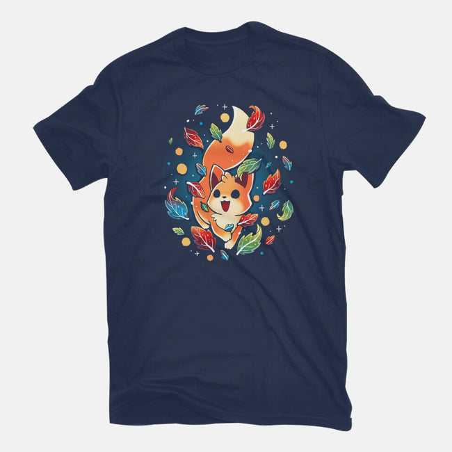 Funny Fox-Unisex-Basic-Tee-Vallina84