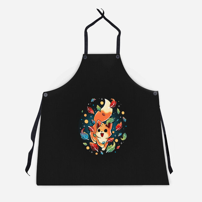 Funny Fox-Unisex-Kitchen-Apron-Vallina84