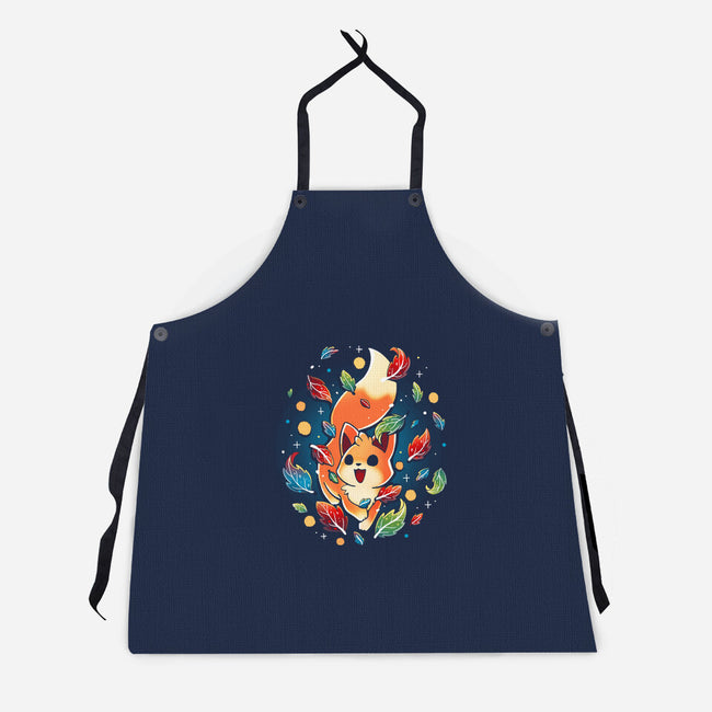 Funny Fox-Unisex-Kitchen-Apron-Vallina84