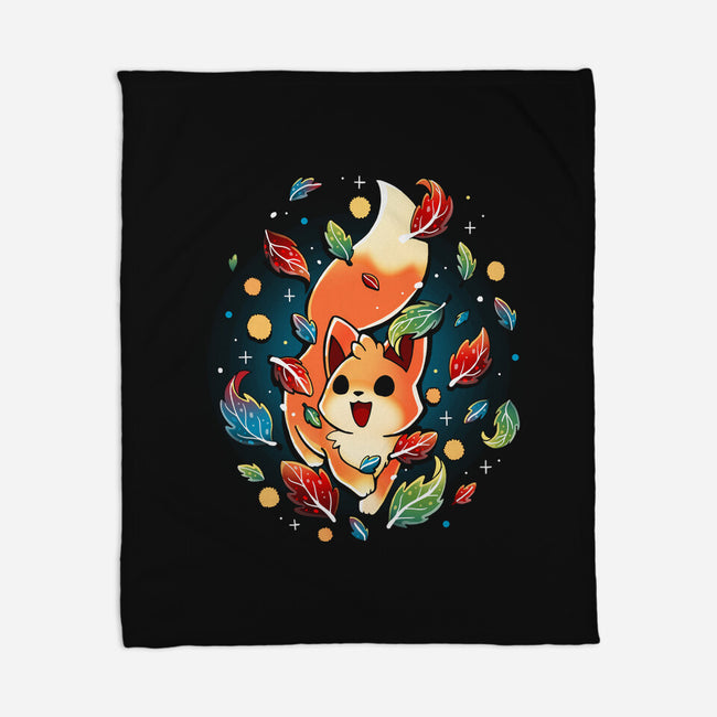 Funny Fox-None-Fleece-Blanket-Vallina84