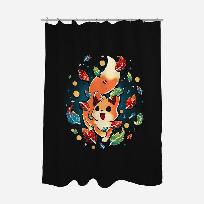 Funny Fox-None-Polyester-Shower Curtain-Vallina84