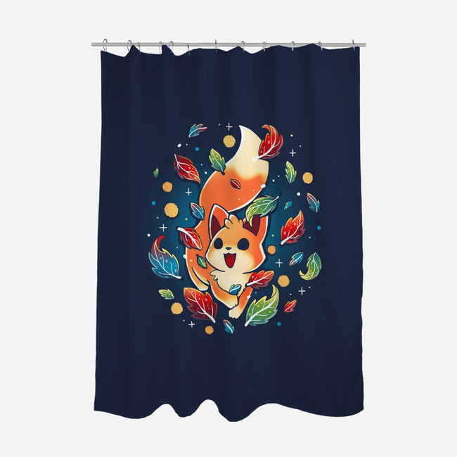 Funny Fox-None-Polyester-Shower Curtain-Vallina84