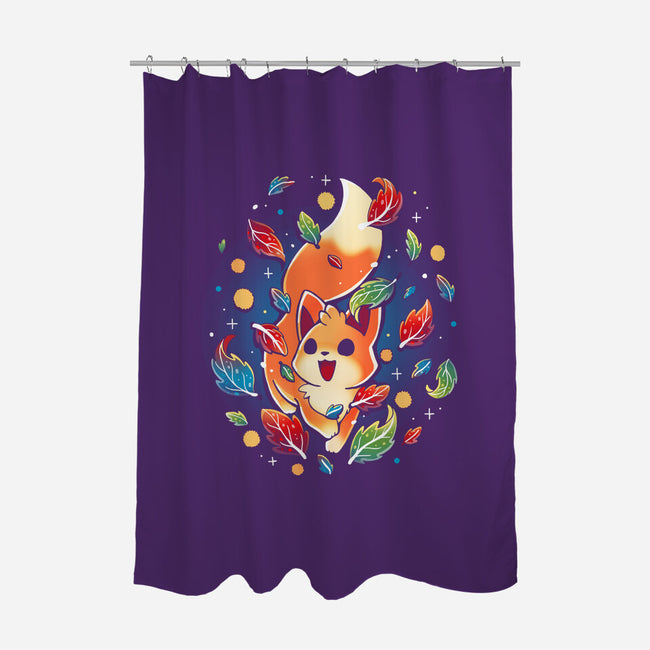Funny Fox-None-Polyester-Shower Curtain-Vallina84