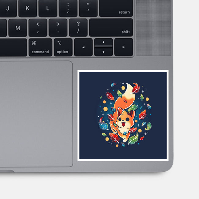 Funny Fox-None-Glossy-Sticker-Vallina84