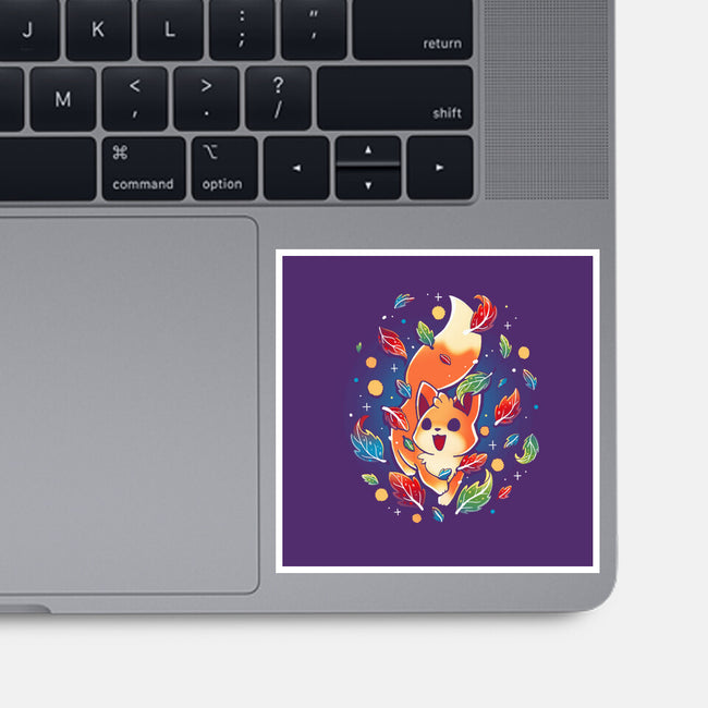 Funny Fox-None-Glossy-Sticker-Vallina84