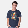 Funny Fox-Mens-Basic-Tee-Vallina84
