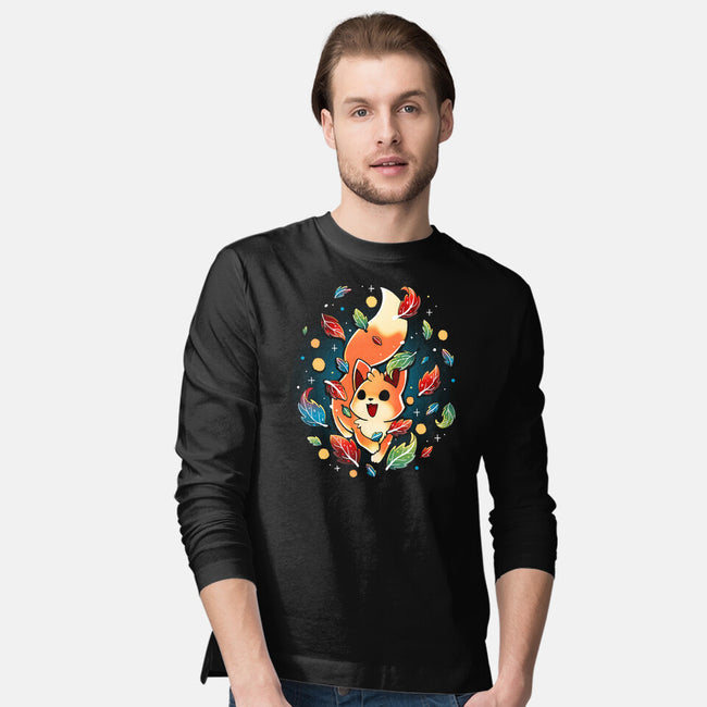 Funny Fox-Mens-Long Sleeved-Tee-Vallina84