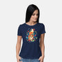 Funny Fox-Womens-Basic-Tee-Vallina84