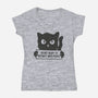 I'm Not Ready To Interact With People-Womens-V-Neck-Tee-brunopires