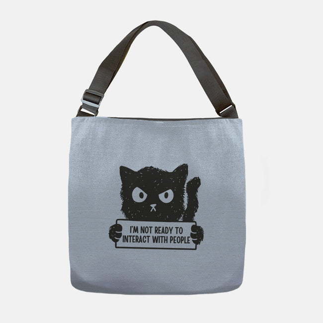 I'm Not Ready To Interact With People-None-Adjustable Tote-Bag-brunopires