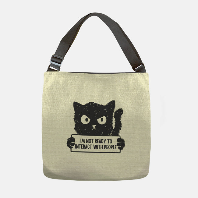 I'm Not Ready To Interact With People-None-Adjustable Tote-Bag-brunopires