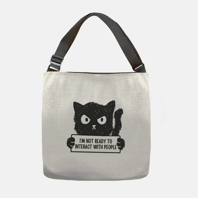 I'm Not Ready To Interact With People-None-Adjustable Tote-Bag-brunopires