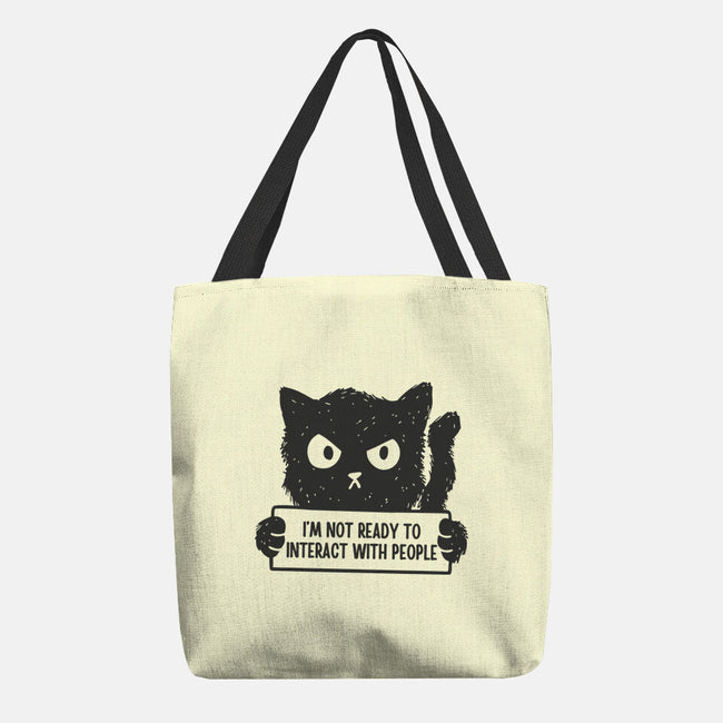 I'm Not Ready To Interact With People-None-Basic Tote-Bag-brunopires