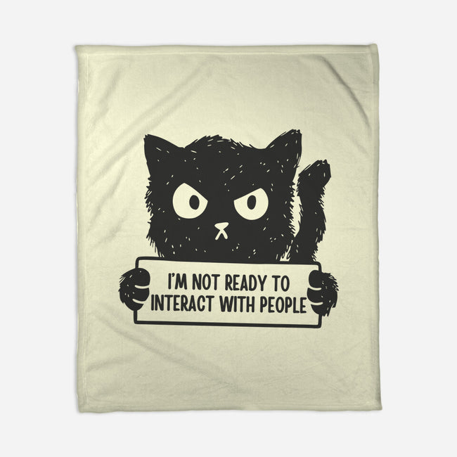 I'm Not Ready To Interact With People-None-Fleece-Blanket-brunopires