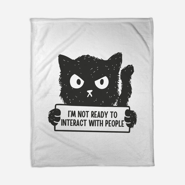 I'm Not Ready To Interact With People-None-Fleece-Blanket-brunopires