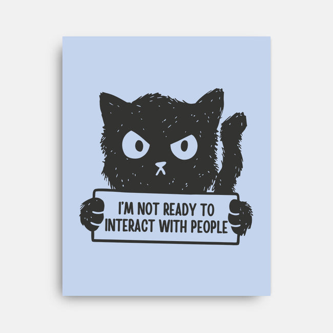 I'm Not Ready To Interact With People-None-Stretched-Canvas-brunopires