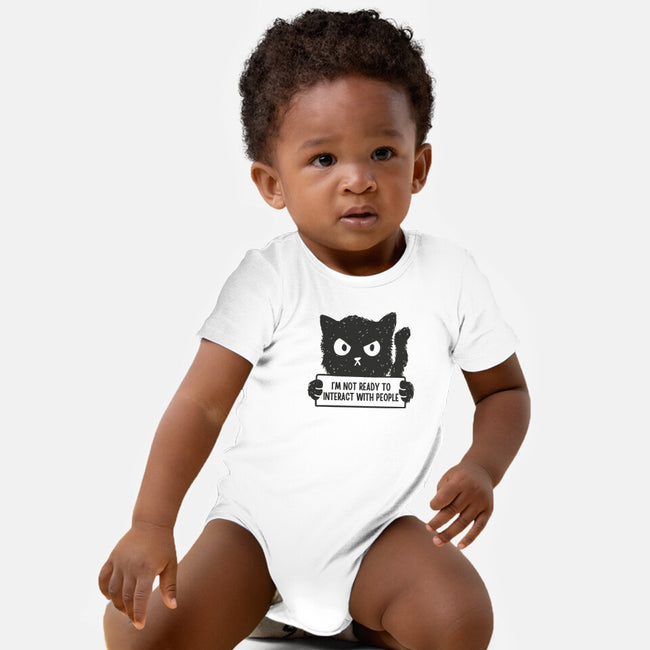 I'm Not Ready To Interact With People-Baby-Basic-Onesie-brunopires