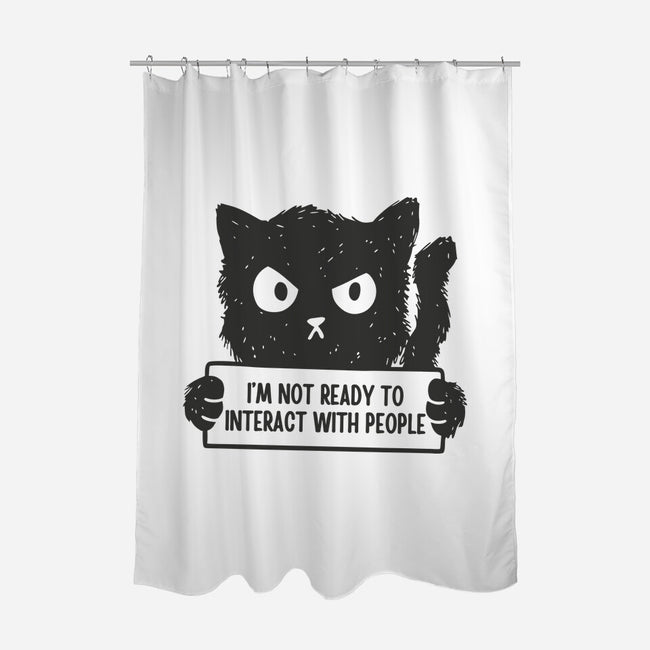 I'm Not Ready To Interact With People-None-Polyester-Shower Curtain-brunopires