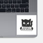 I'm Not Ready To Interact With People-None-Glossy-Sticker-brunopires