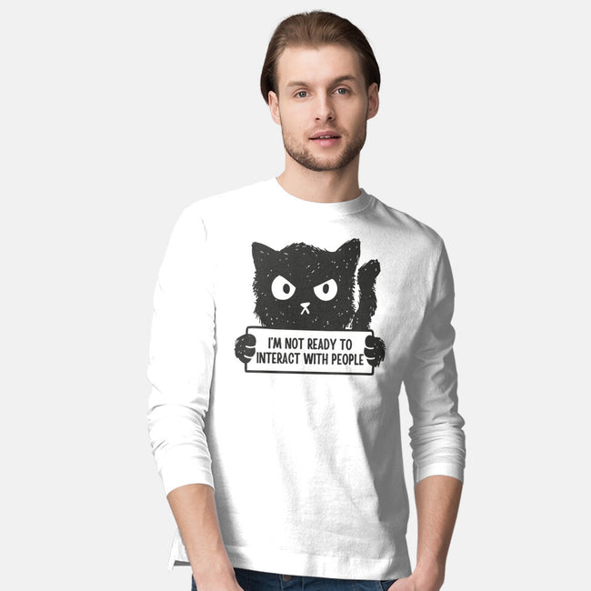 I'm Not Ready To Interact With People-Mens-Long Sleeved-Tee-brunopires