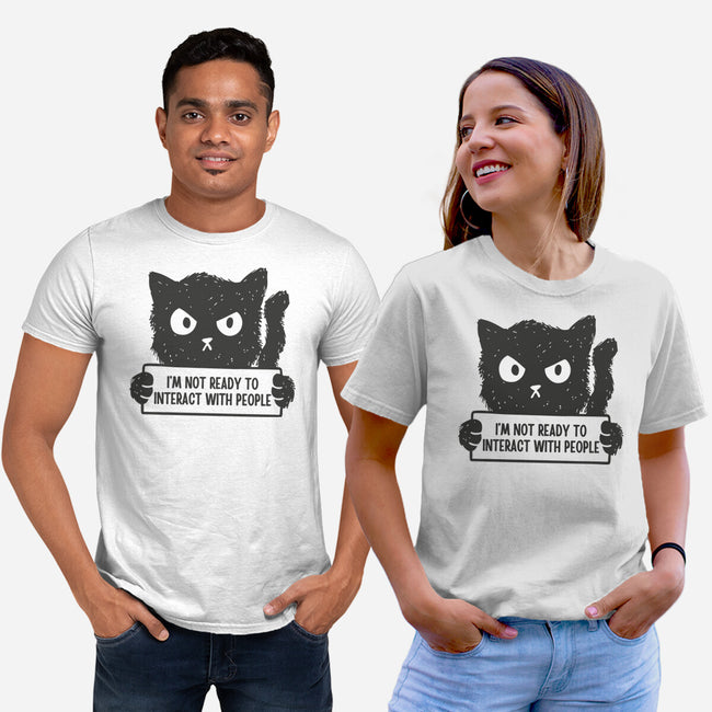 I'm Not Ready To Interact With People-Unisex-Basic-Tee-brunopires
