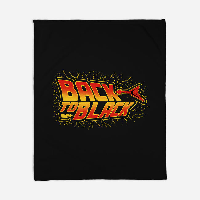 Back To Black-None-Fleece-Blanket-erion_designs