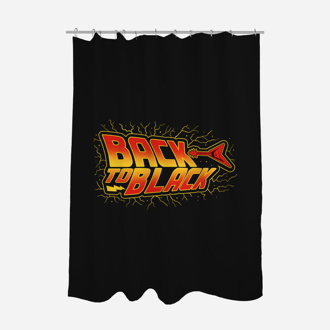 Back To Black-None-Polyester-Shower Curtain-erion_designs