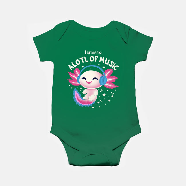 Alotl Of Music-Baby-Basic-Onesie-erion_designs