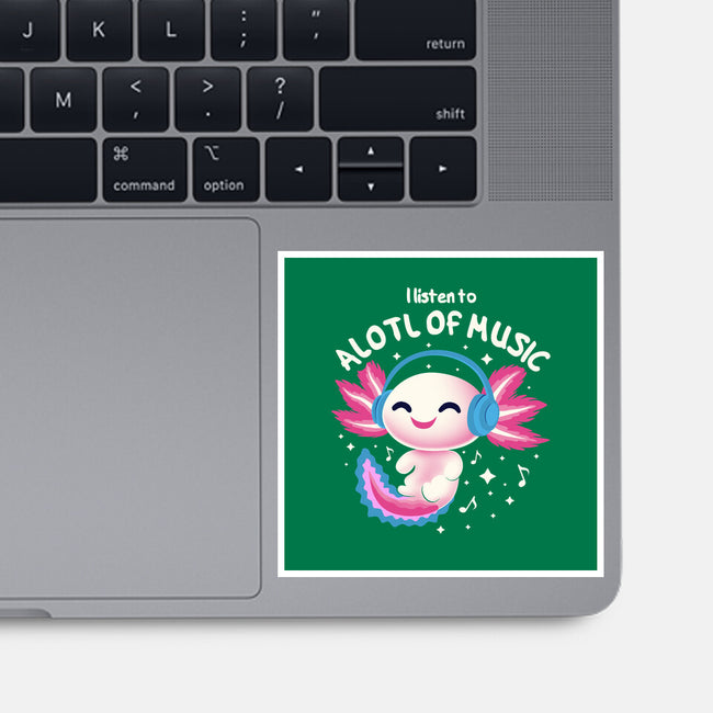 Alotl Of Music-None-Glossy-Sticker-erion_designs