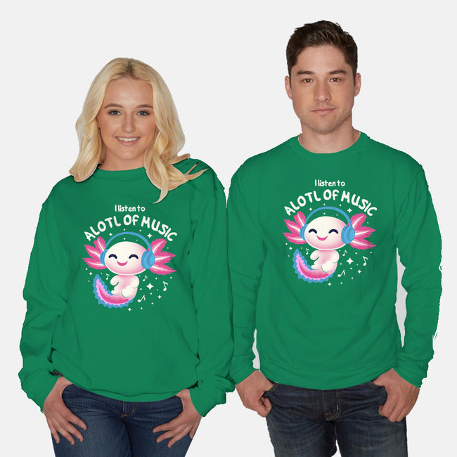 Alotl Of Music-Unisex-Crew Neck-Sweatshirt-erion_designs