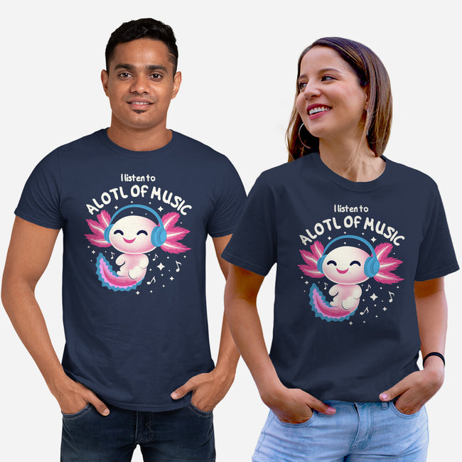 Alotl Of Music-Unisex-Basic-Tee-erion_designs