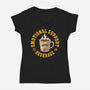 Coffee Emotional Support Beverage-Womens-V-Neck-Tee-erion_designs