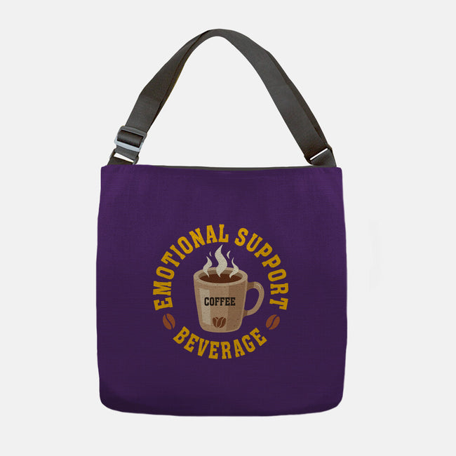Coffee Emotional Support Beverage-None-Adjustable Tote-Bag-erion_designs