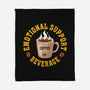 Coffee Emotional Support Beverage-None-Fleece-Blanket-erion_designs