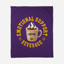 Coffee Emotional Support Beverage-None-Fleece-Blanket-erion_designs