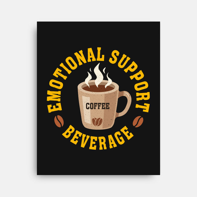 Coffee Emotional Support Beverage-None-Stretched-Canvas-erion_designs