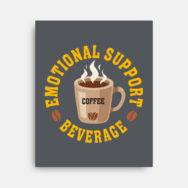 Coffee Emotional Support Beverage-None-Stretched-Canvas-erion_designs