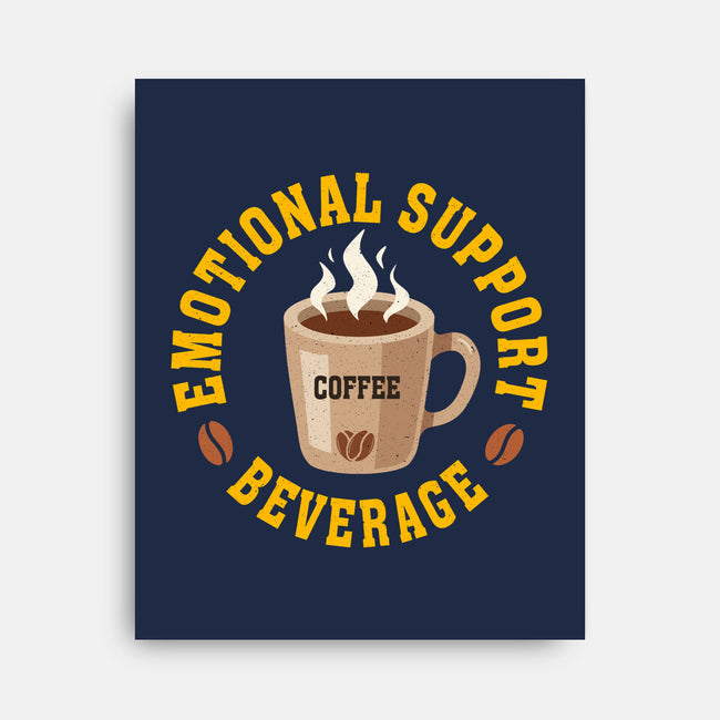 Coffee Emotional Support Beverage-None-Stretched-Canvas-erion_designs